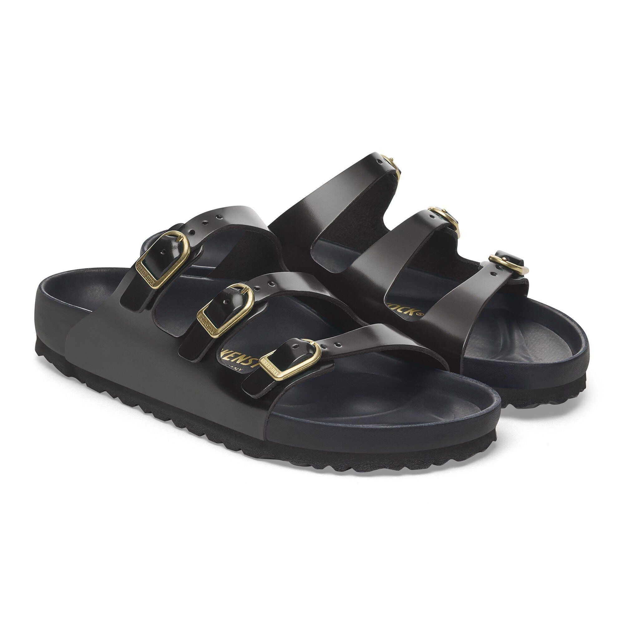 Florida Exquisite | High-Shine Patent Leather | Black