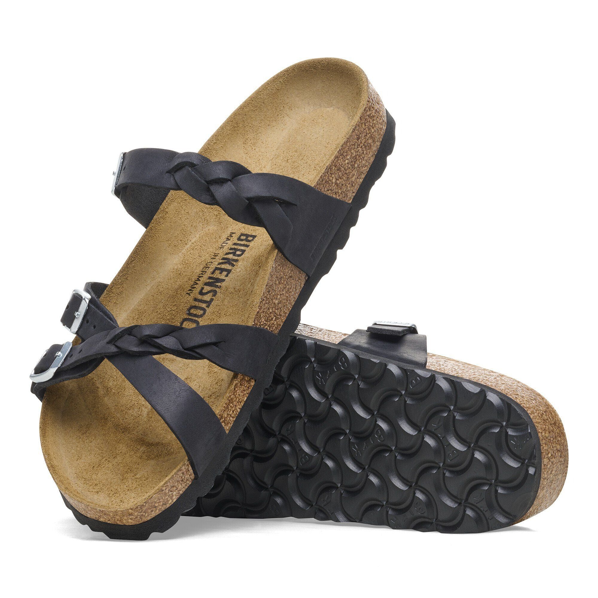 Franca Braided | Oiled Leather | Black - Image 6