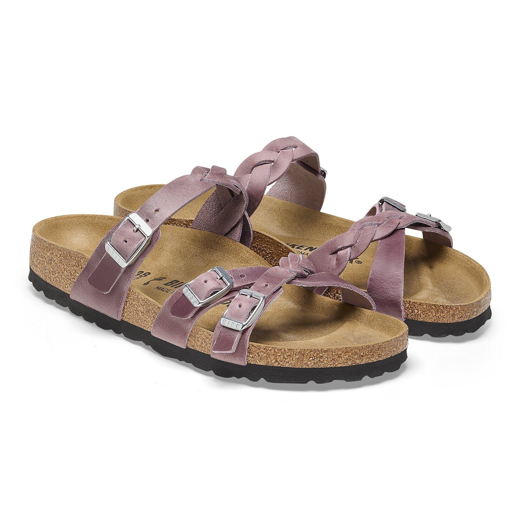 Franca Braided | Oiled Leather | Lavender