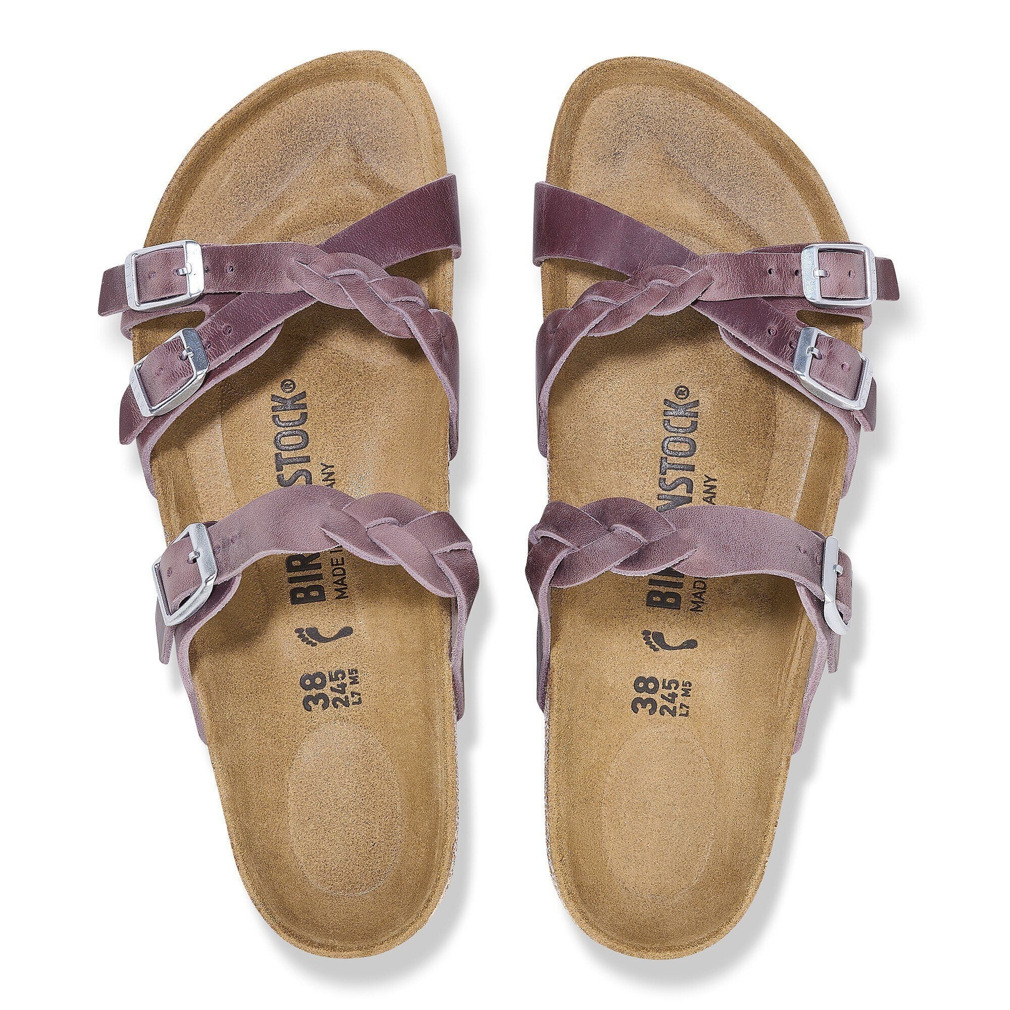 Franca Braided | Oiled Leather | Lavender - Image 3