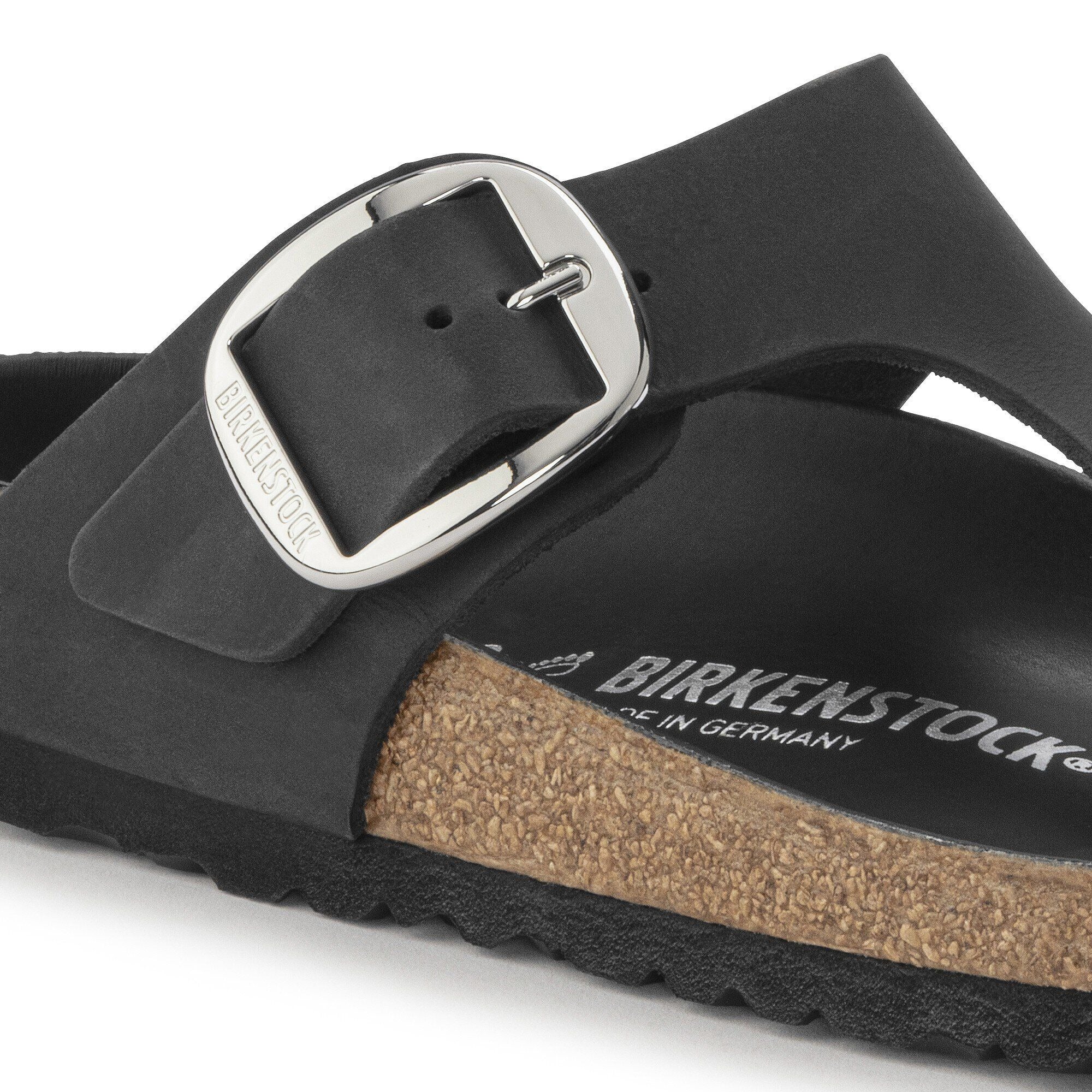 Gizeh Big Buckle | Oiled Leather | Black - Image 7