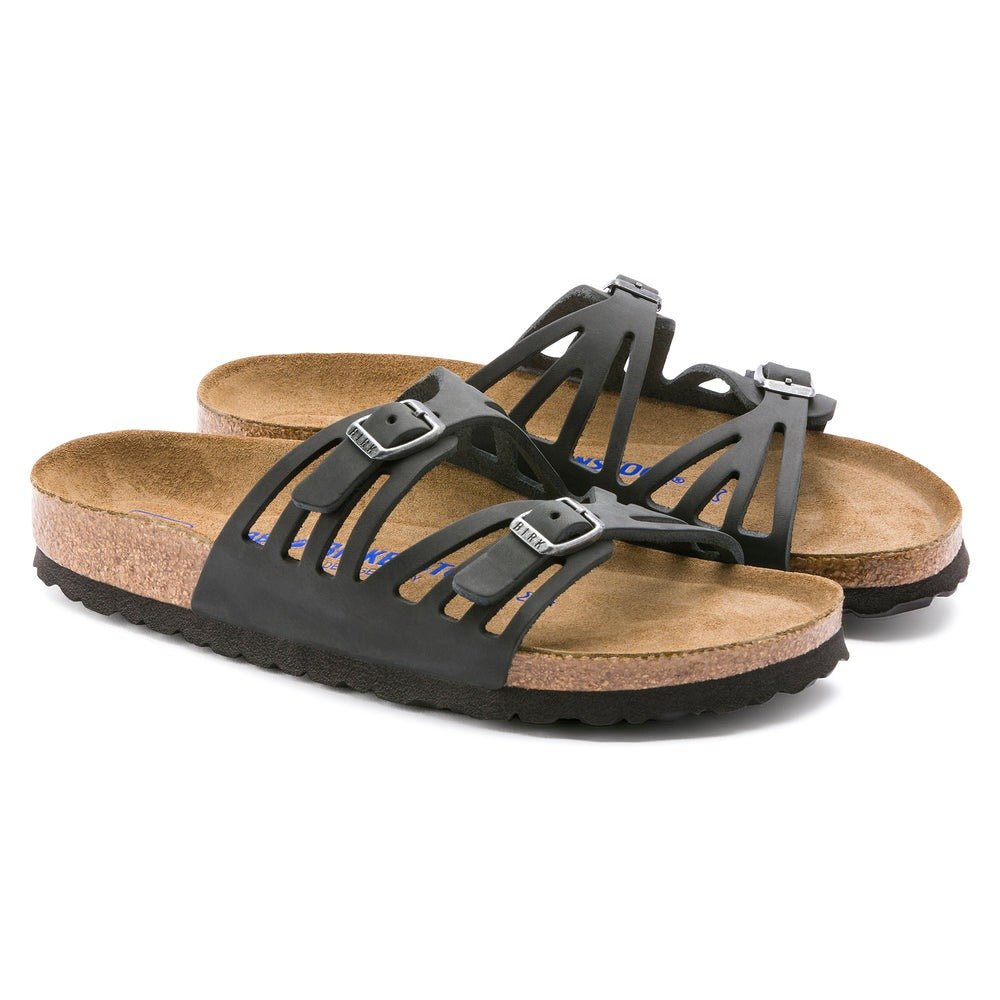 Granada | Soft Footbed | Oiled Leather | Black