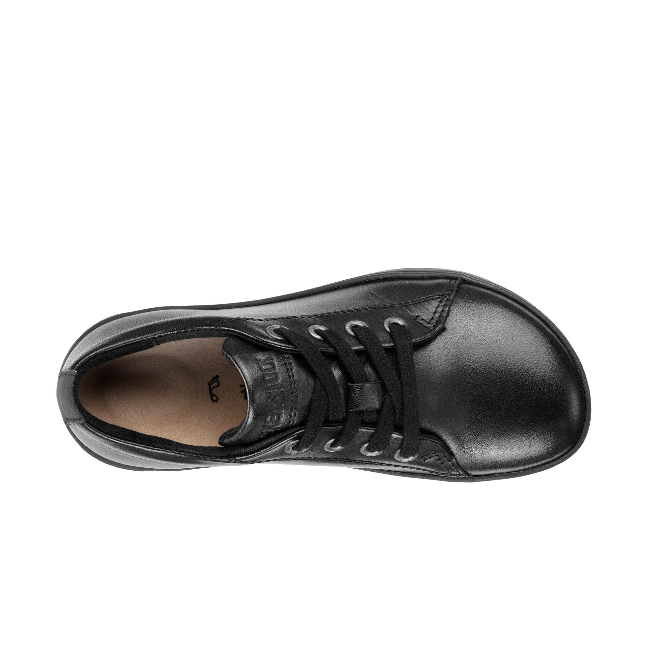 Arran Kids Velcro Black Smooth Leather - Image 2
