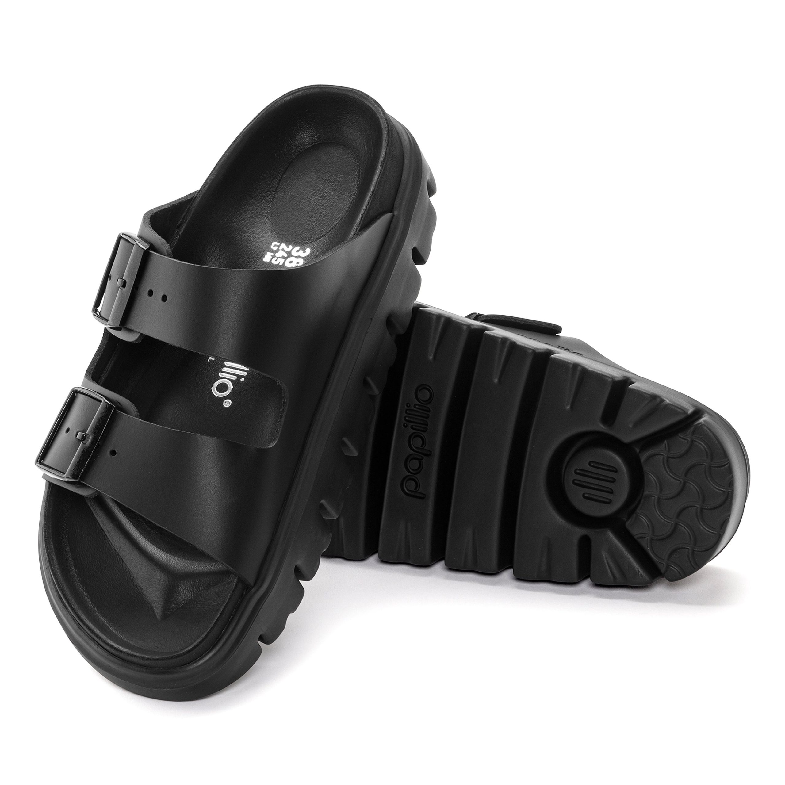 Arizona Chunky Exquisite Black Smooth Leather - Image 4