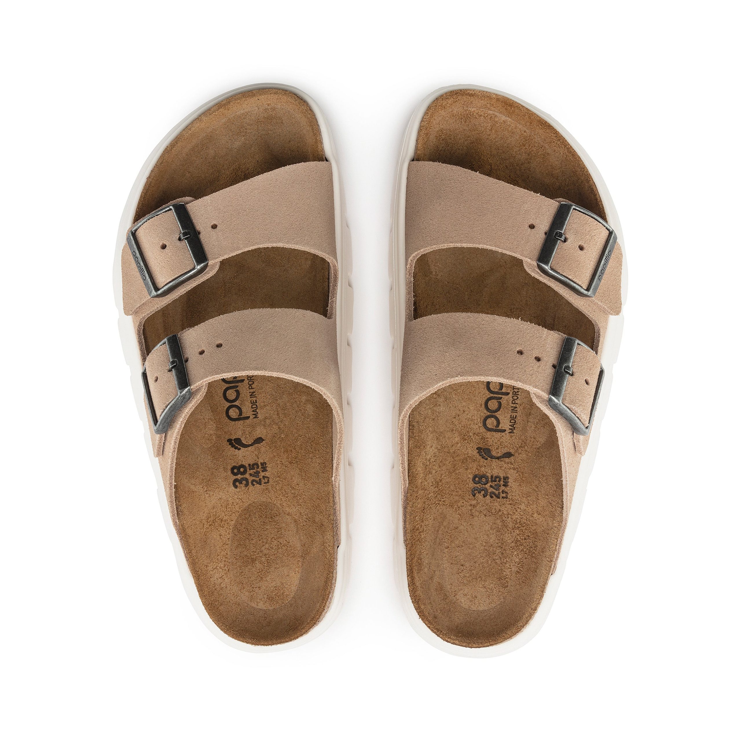 Arizona Chunky Warm Sand Suede Leather - Image 3