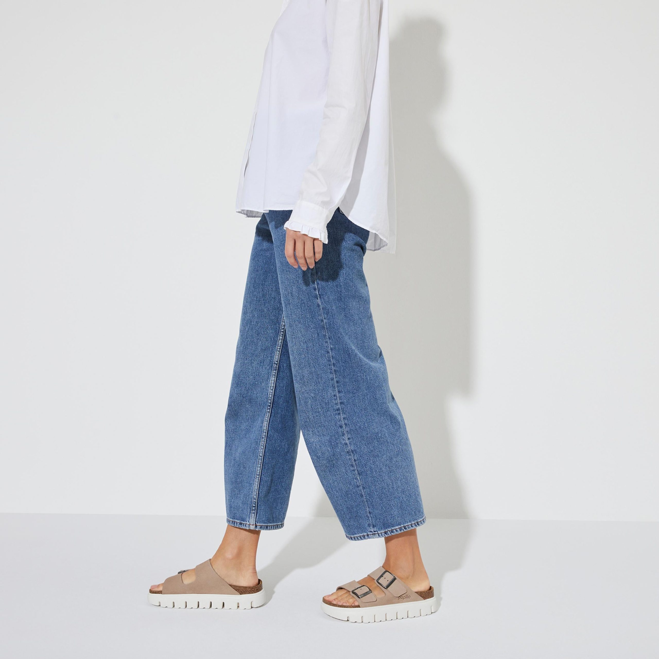 Arizona Chunky Warm Sand Suede Leather - Image 4