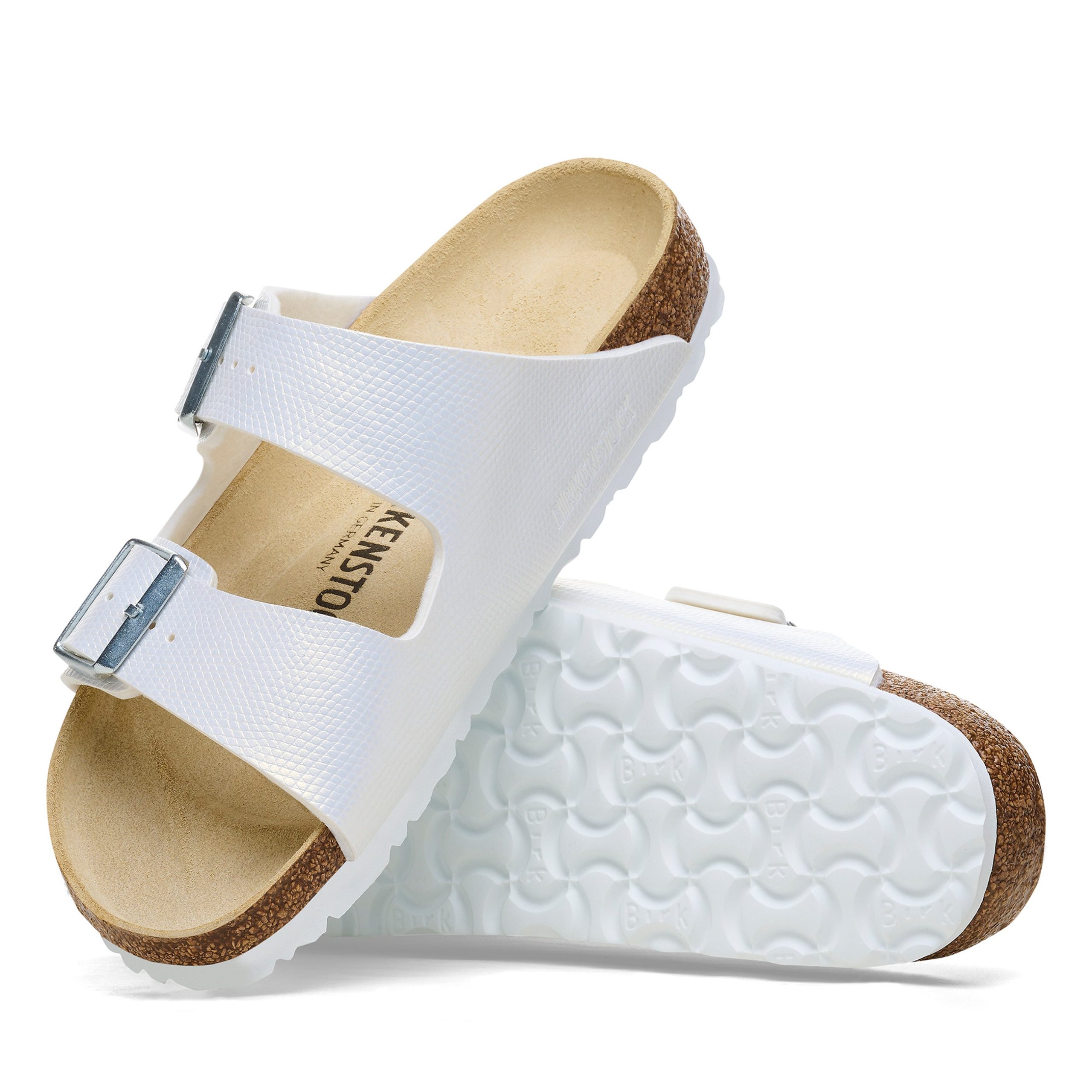 Arizona Shiny Embossed White Embossed Birko-Flor - Image 4