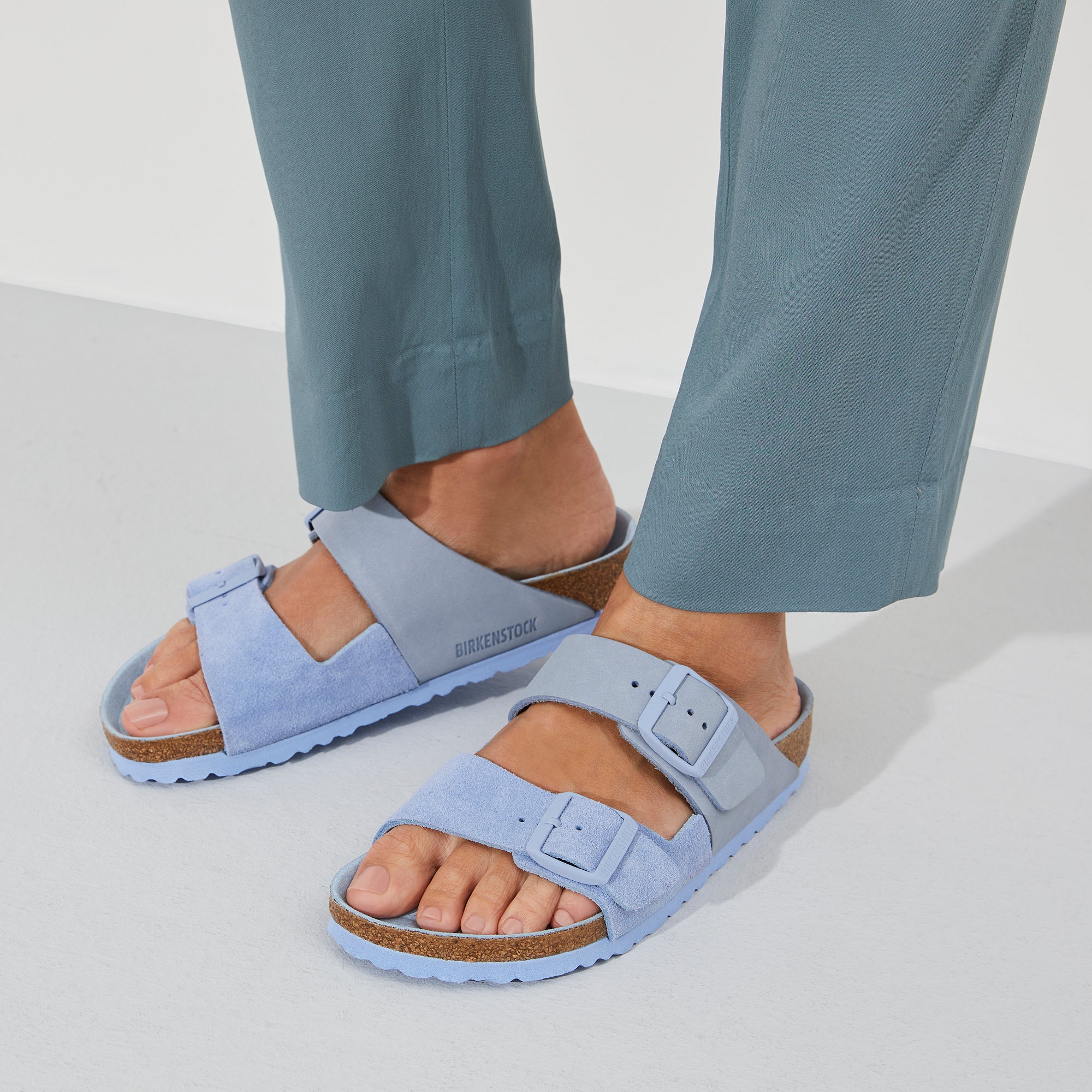 Arizona Split Dusty Blue Nubuck/Suede Leather - Image 6