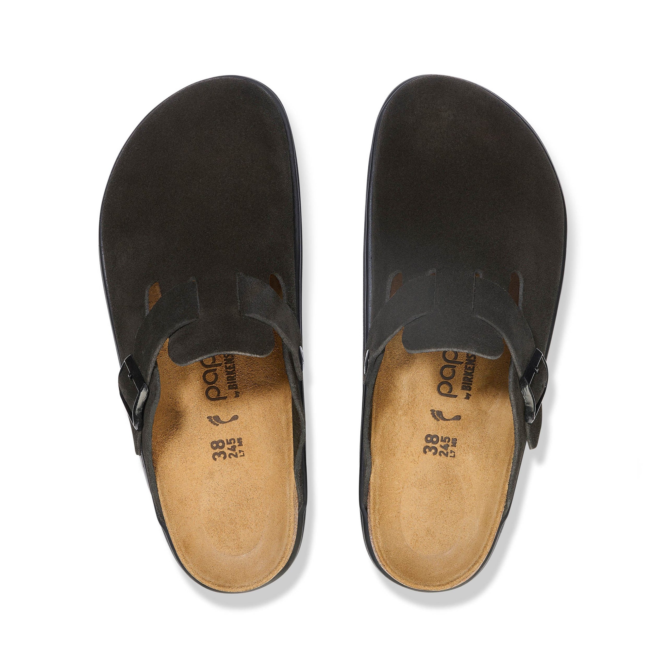Boston Chunky Black Suede Leather - Image 3