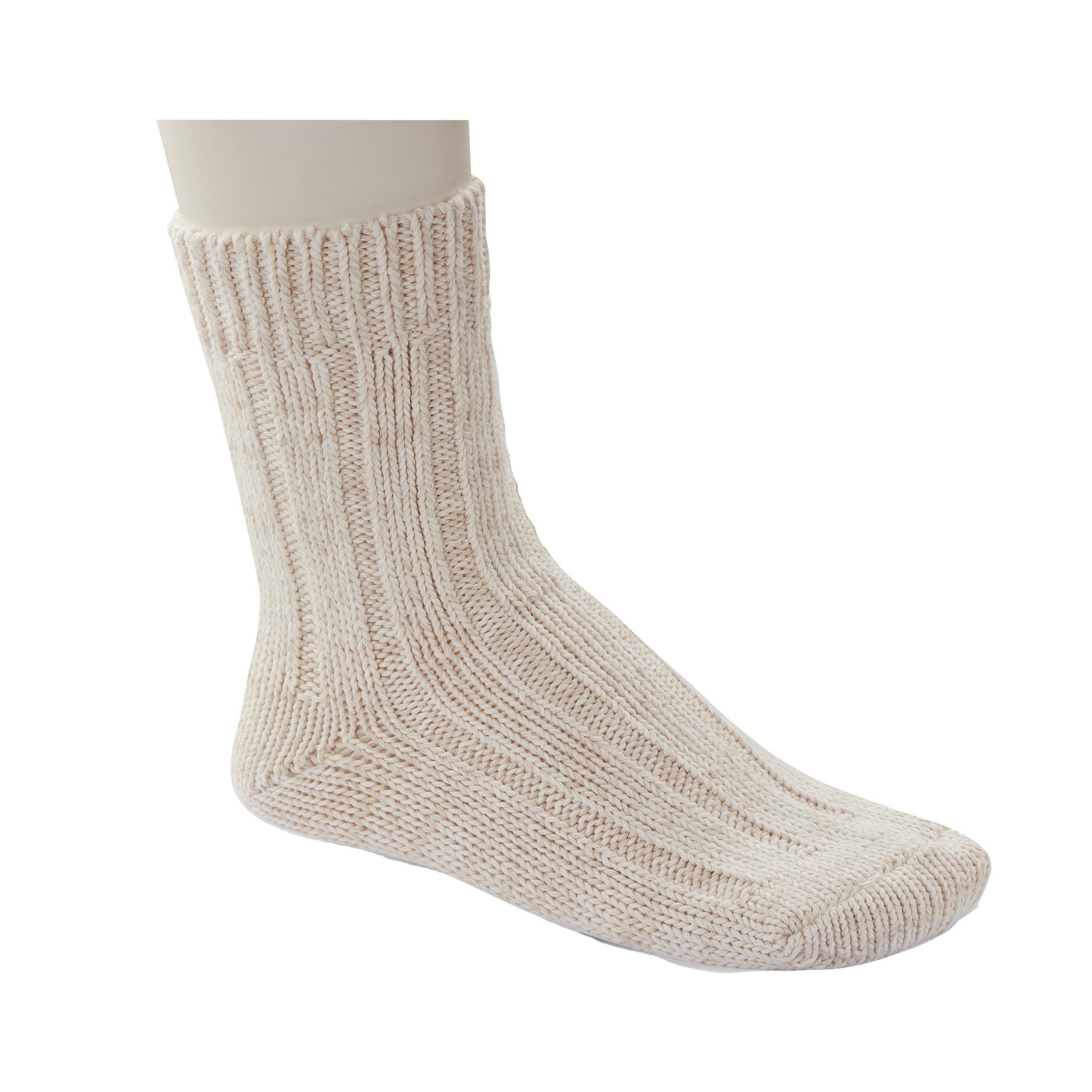 Cotton Twist Womens Socks Off White