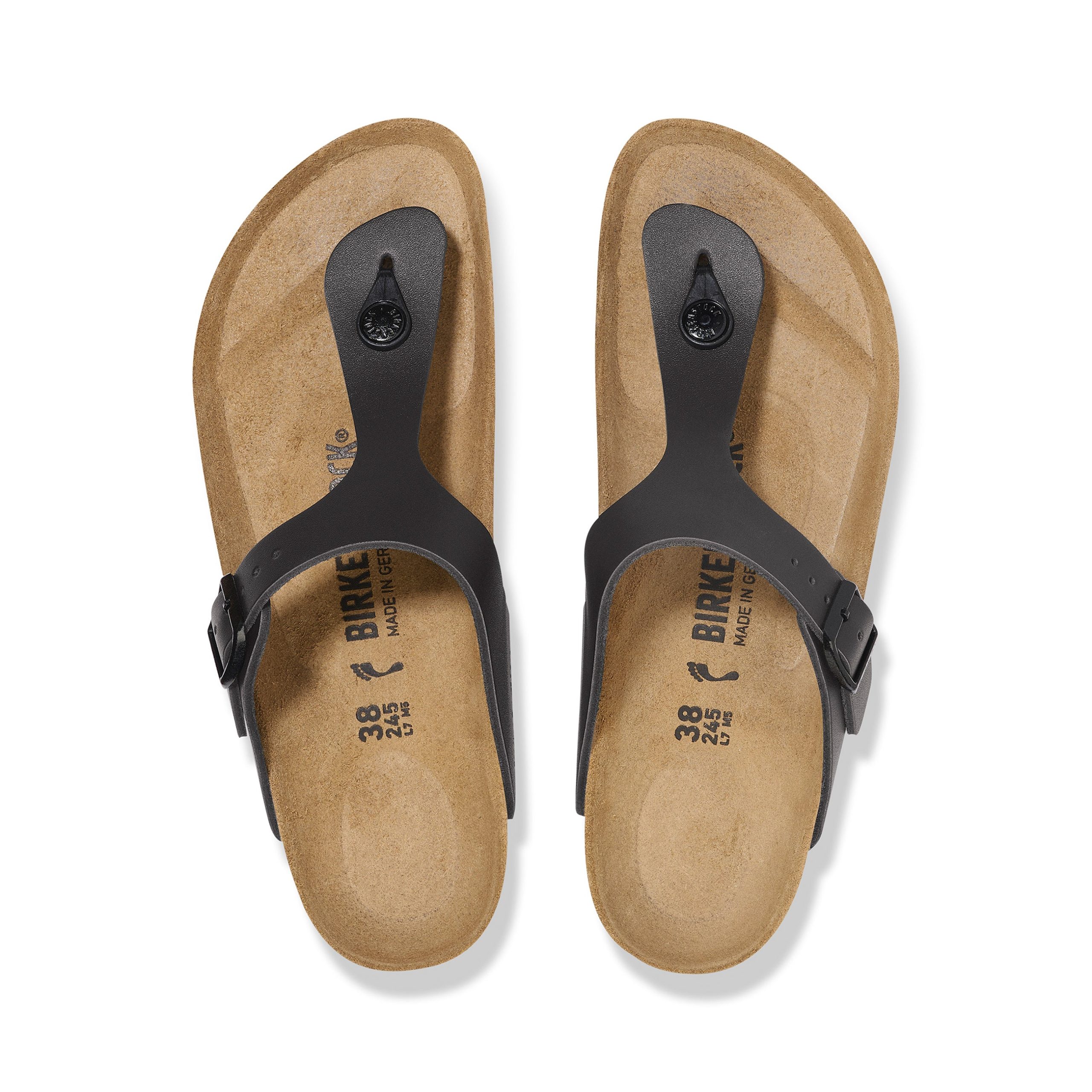 Gizeh Black Smooth Leather - Image 3