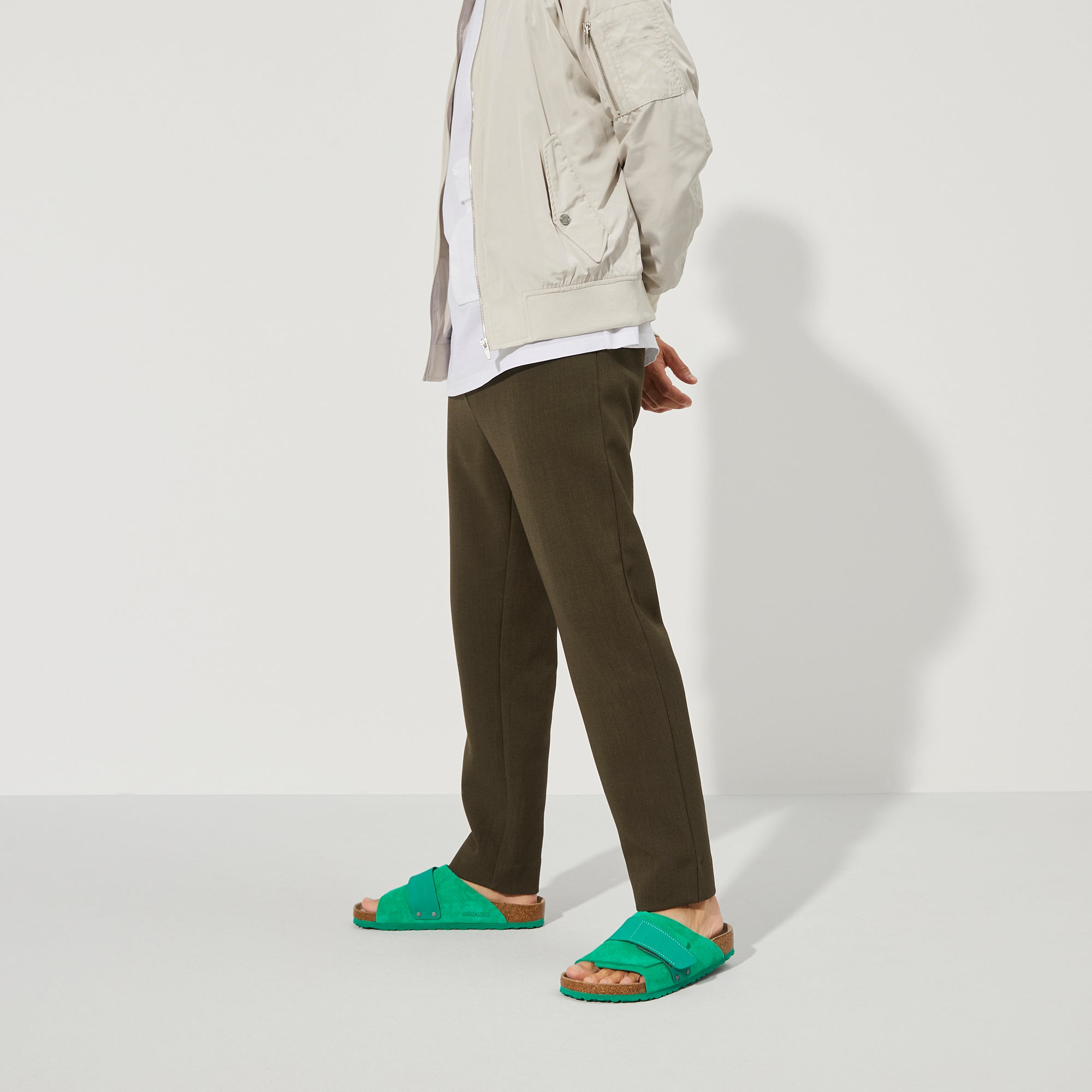 Kyoto Bold Green Suede/Nubuck Leather - Image 5