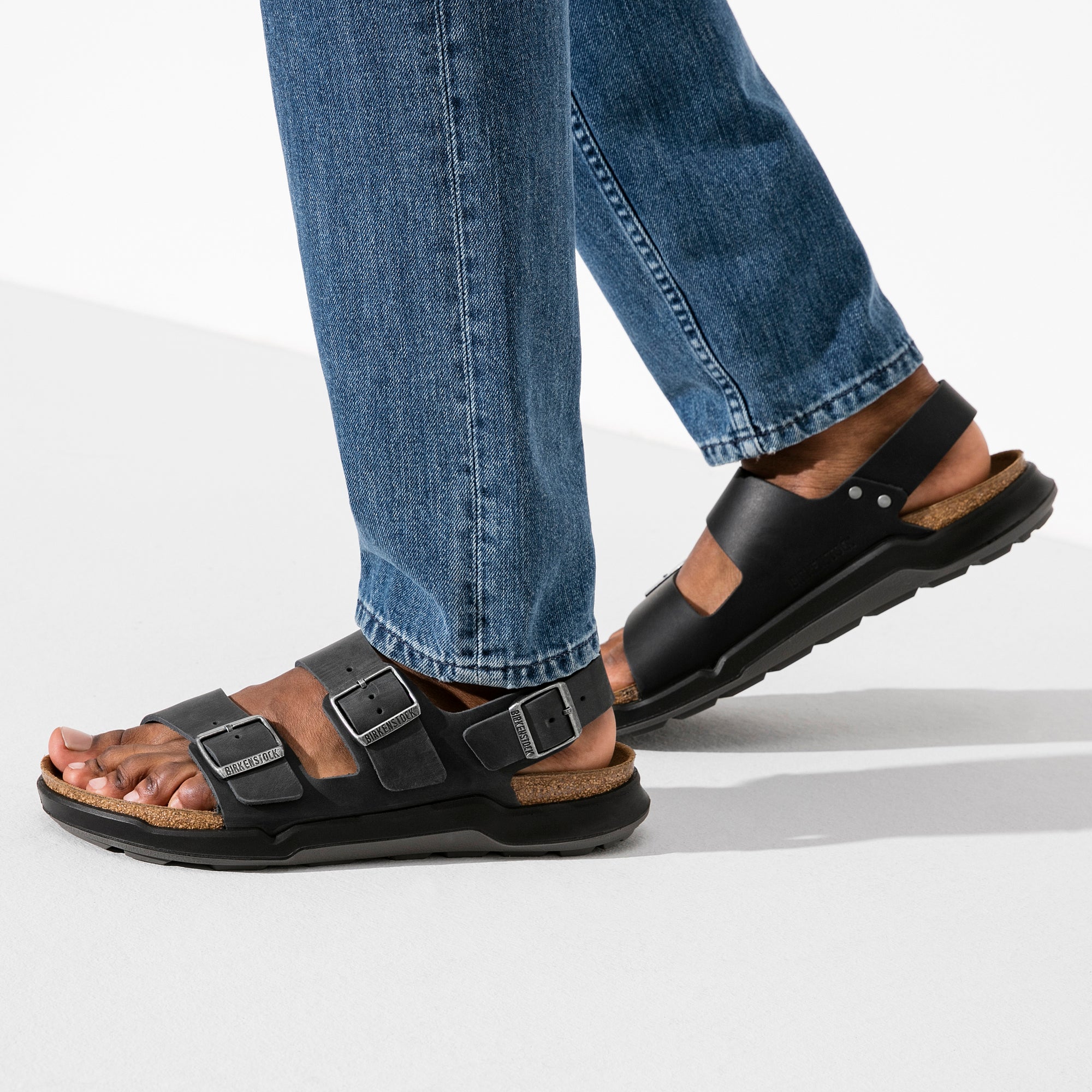 Milano Cross Town Arctic Black Waxy Leather - Image 6