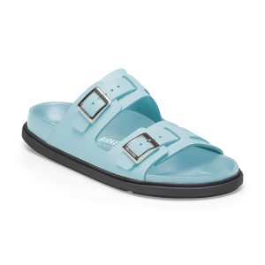 St Barths Mineral Blue Natural Leather